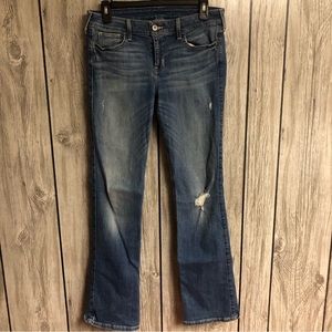 Hollister 3X3843 Bootcut Jeans Distressed Women Size 7S